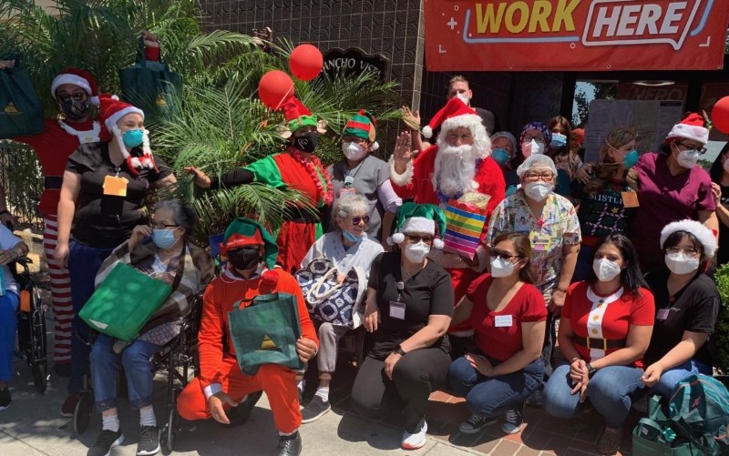 Norwalk Community Hospital Sends Santa and Elves to Bring Joy and Gifts to Seniors in July